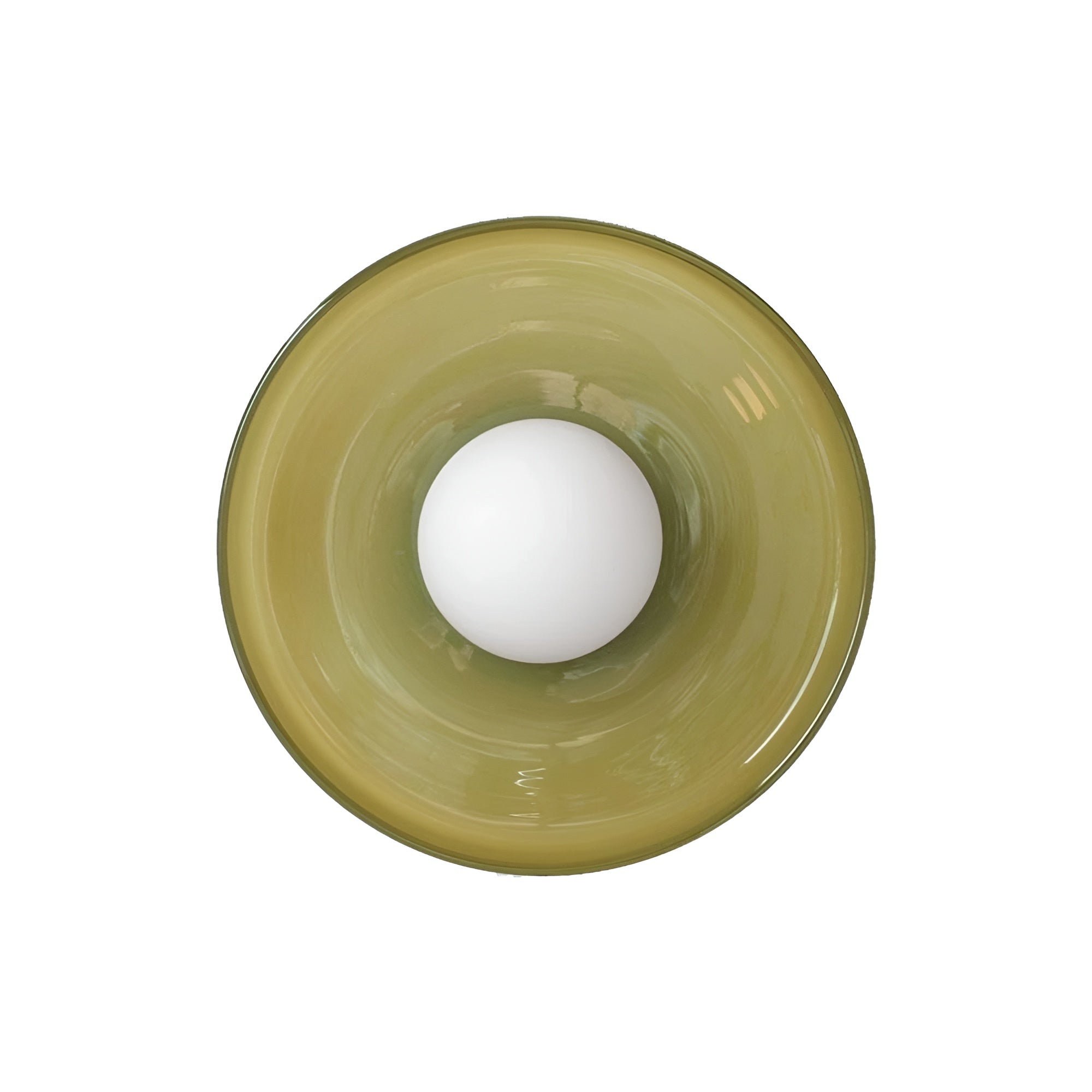 Lunivex - Rund loftlampe med matteret glas i moderne design