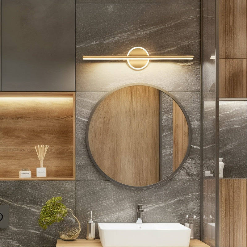 LuxVanta – Sort og guld LED-væglampe med moderne varmt lys