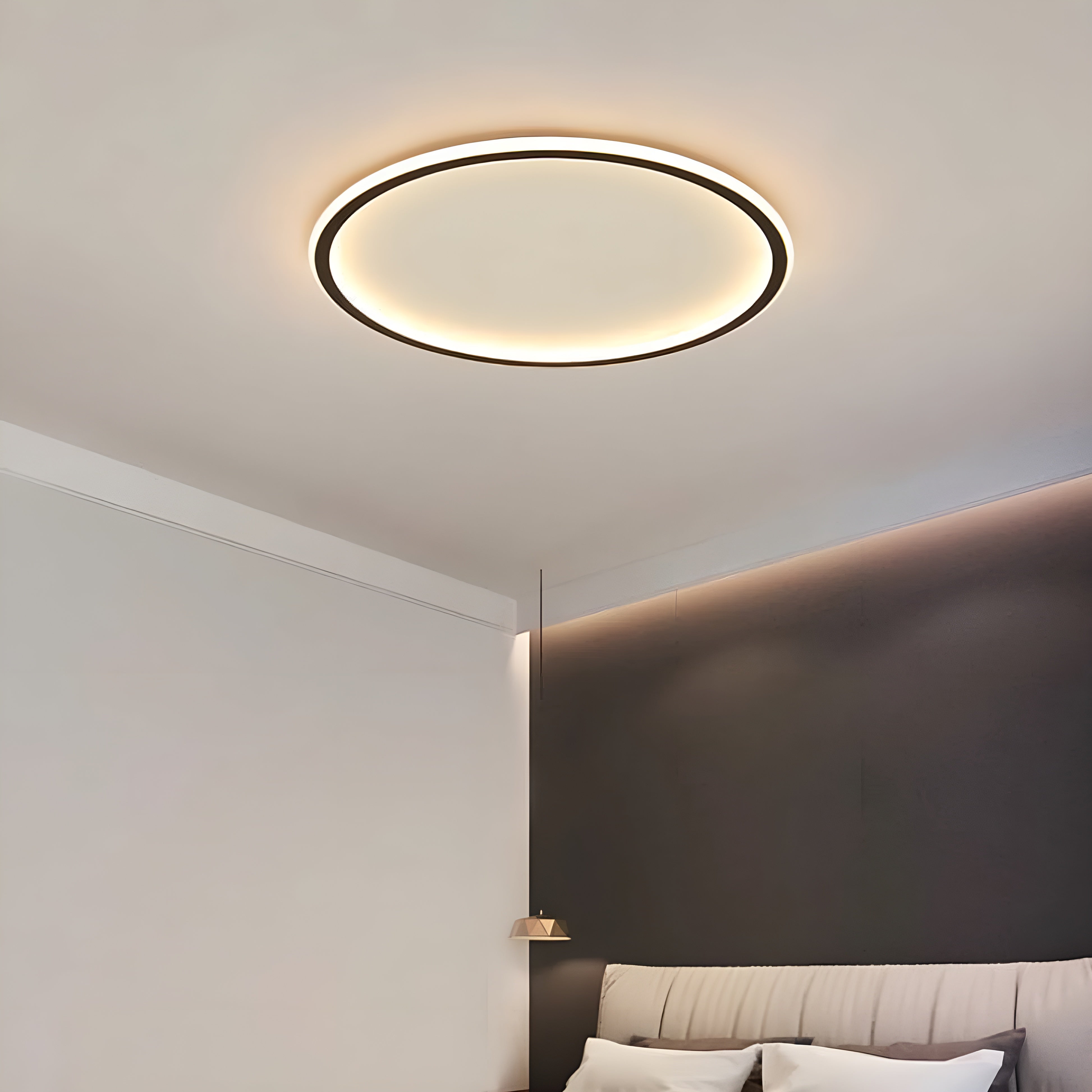 Nordara - Rund skandinavisk loftlampe LED minimalistisk design
