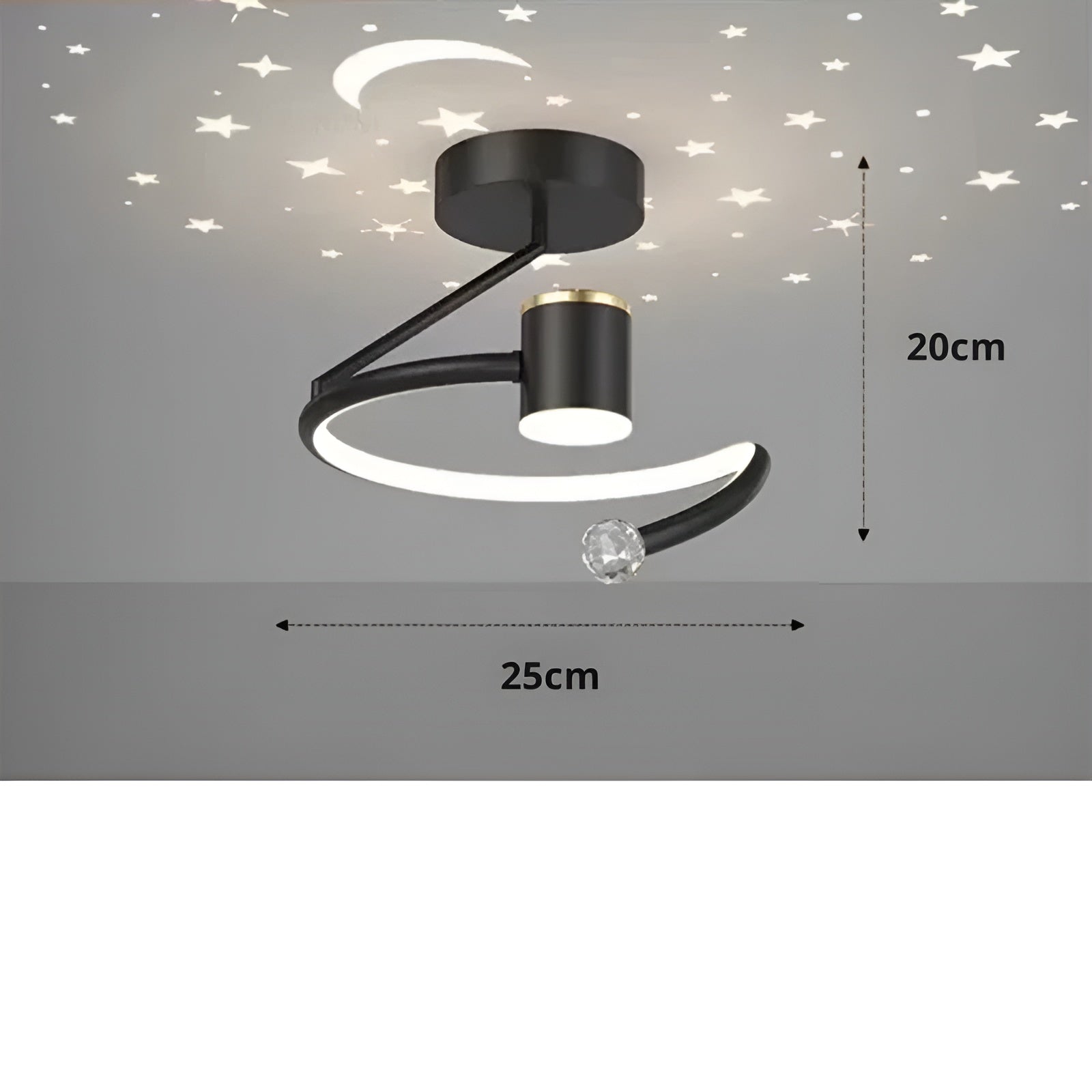 Stelliora - Loftlampe med stjernehimmel LED lys til hjemmet