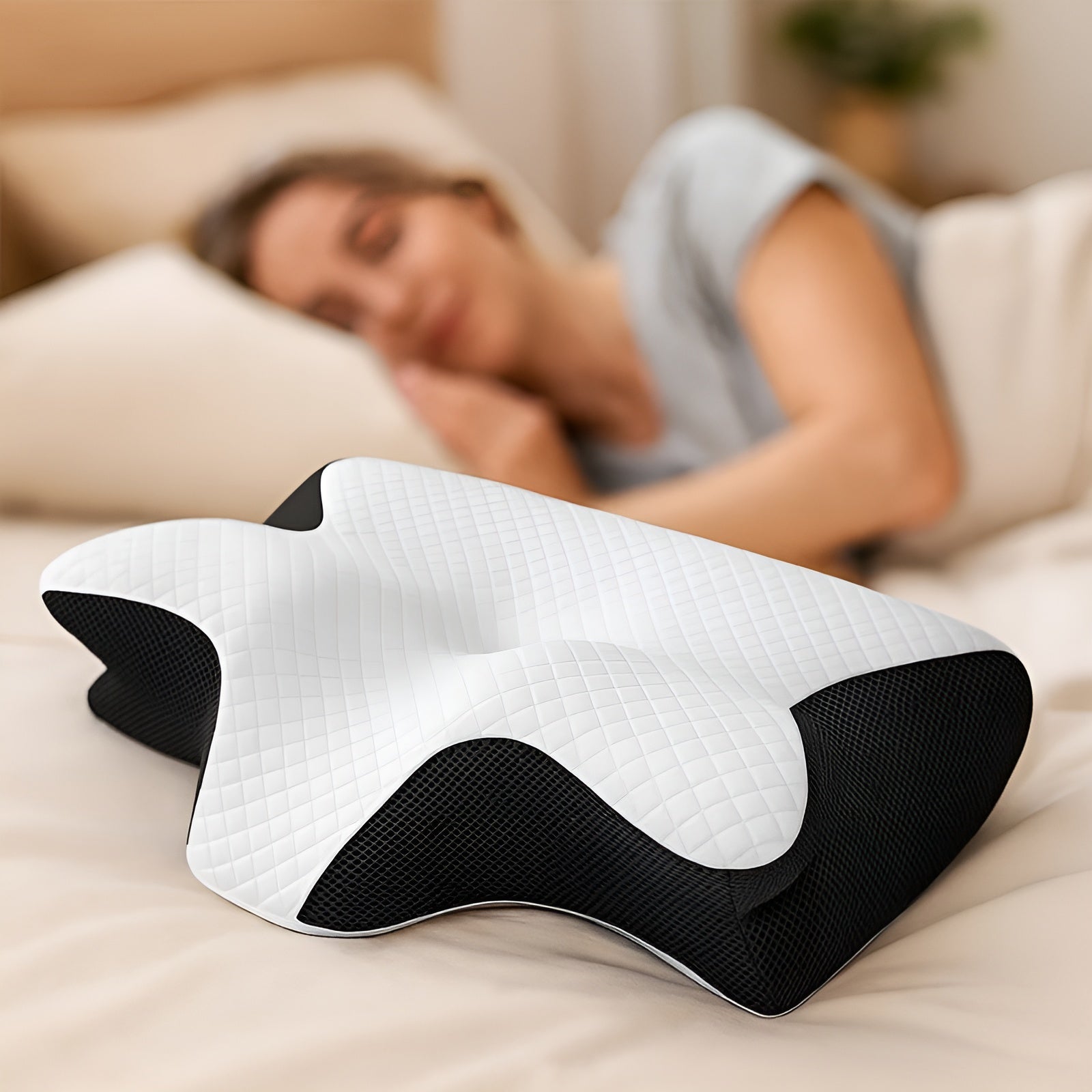 Somnira - Ergonomisk pude i memory foam til komfortabel søvn