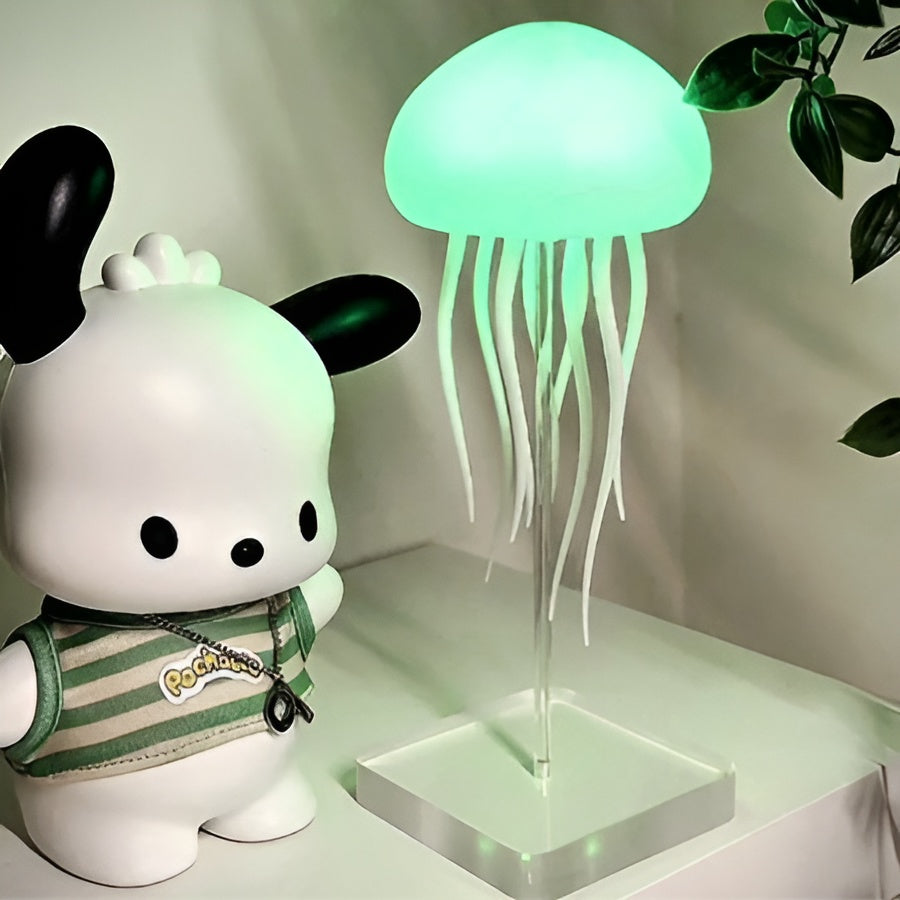 AquaLumé – LED-manet stemningslampe med farveskiftende lys og USB-opladning