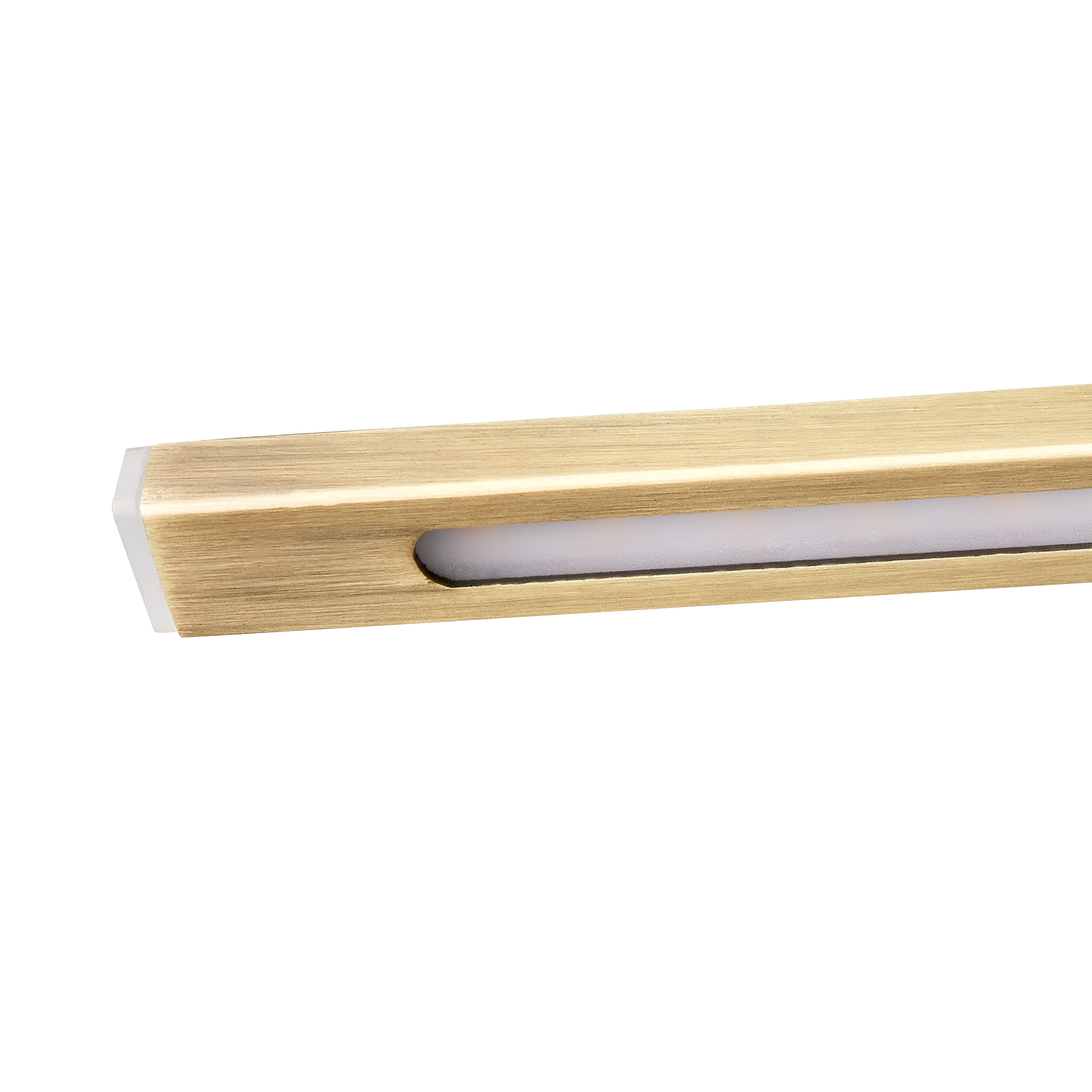 NordFrame – Dæmpbart billedlys i antik messing med LED