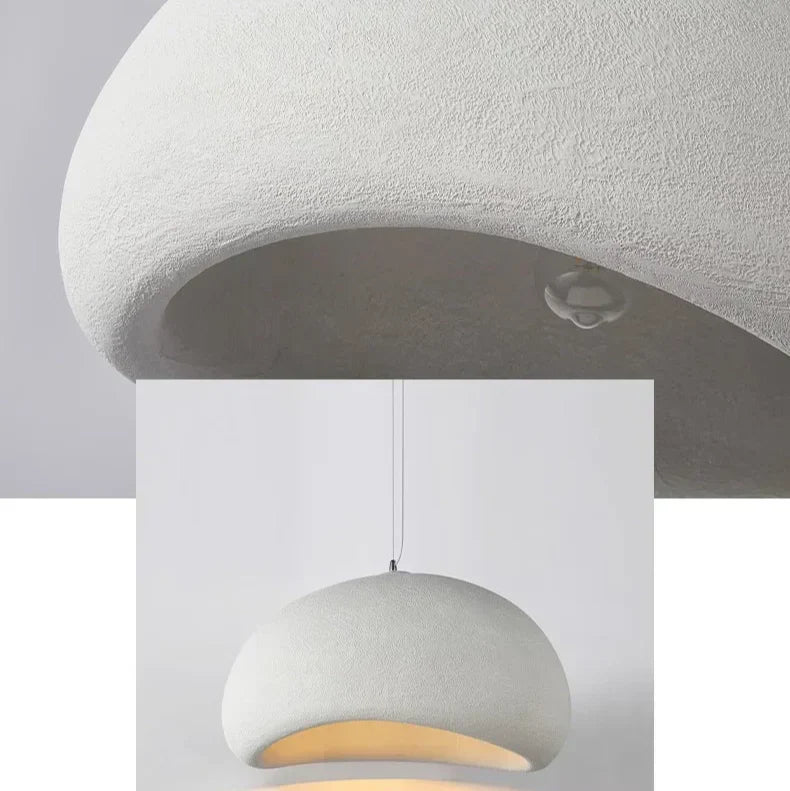 Zenvara – Nordisk wabi sabi pendellampe med blødt LED lys