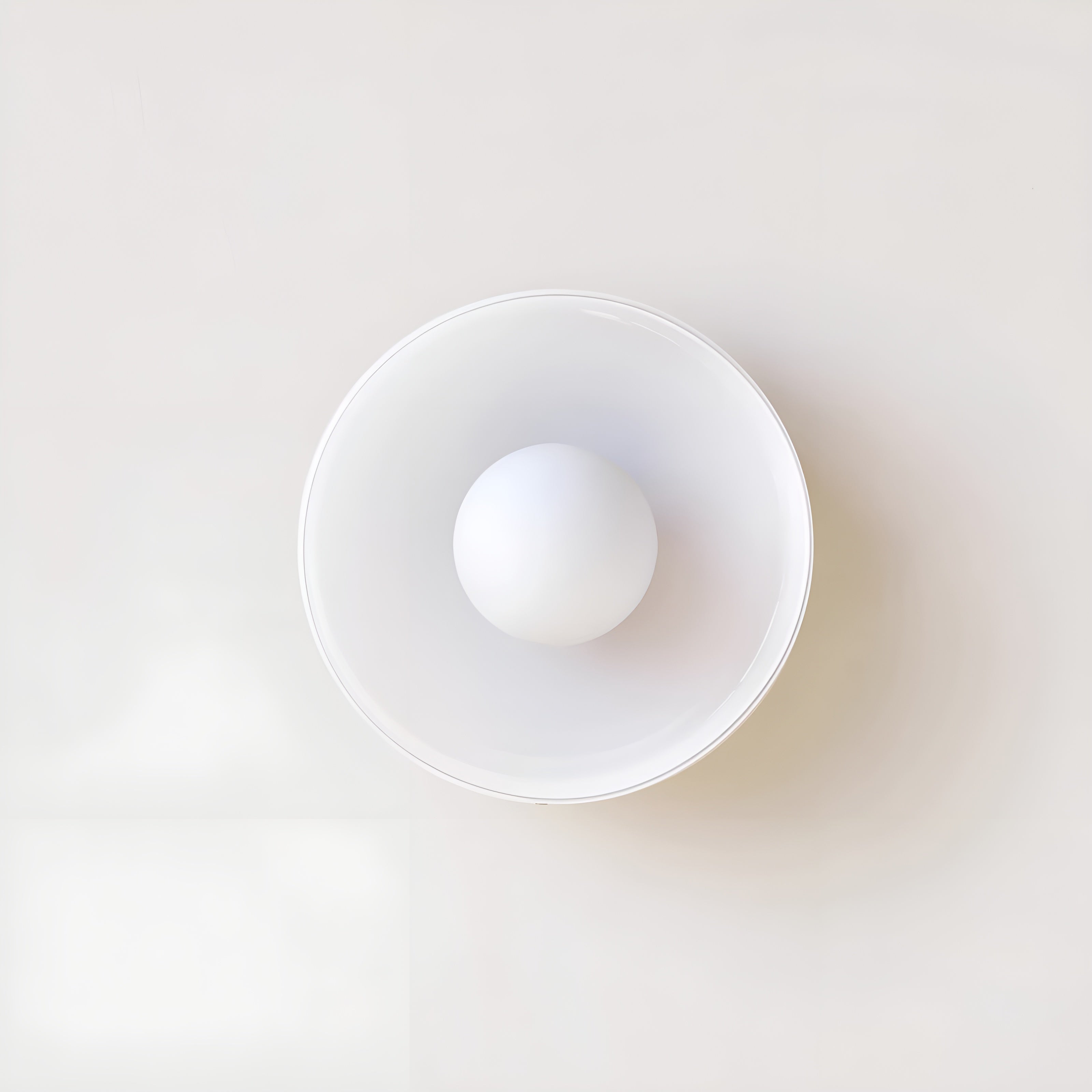 Lunivex - Rund loftlampe med matteret glas i moderne design