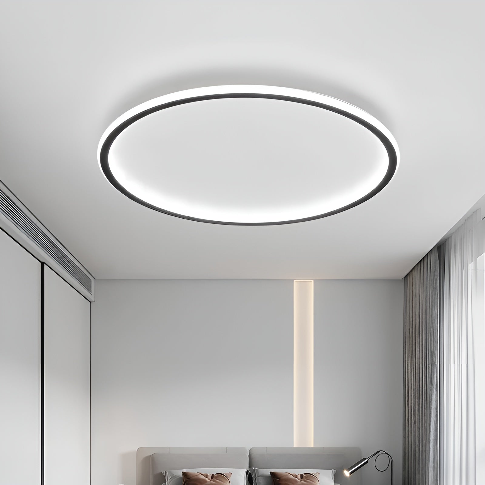 Nordara - Rund skandinavisk loftlampe LED minimalistisk design
