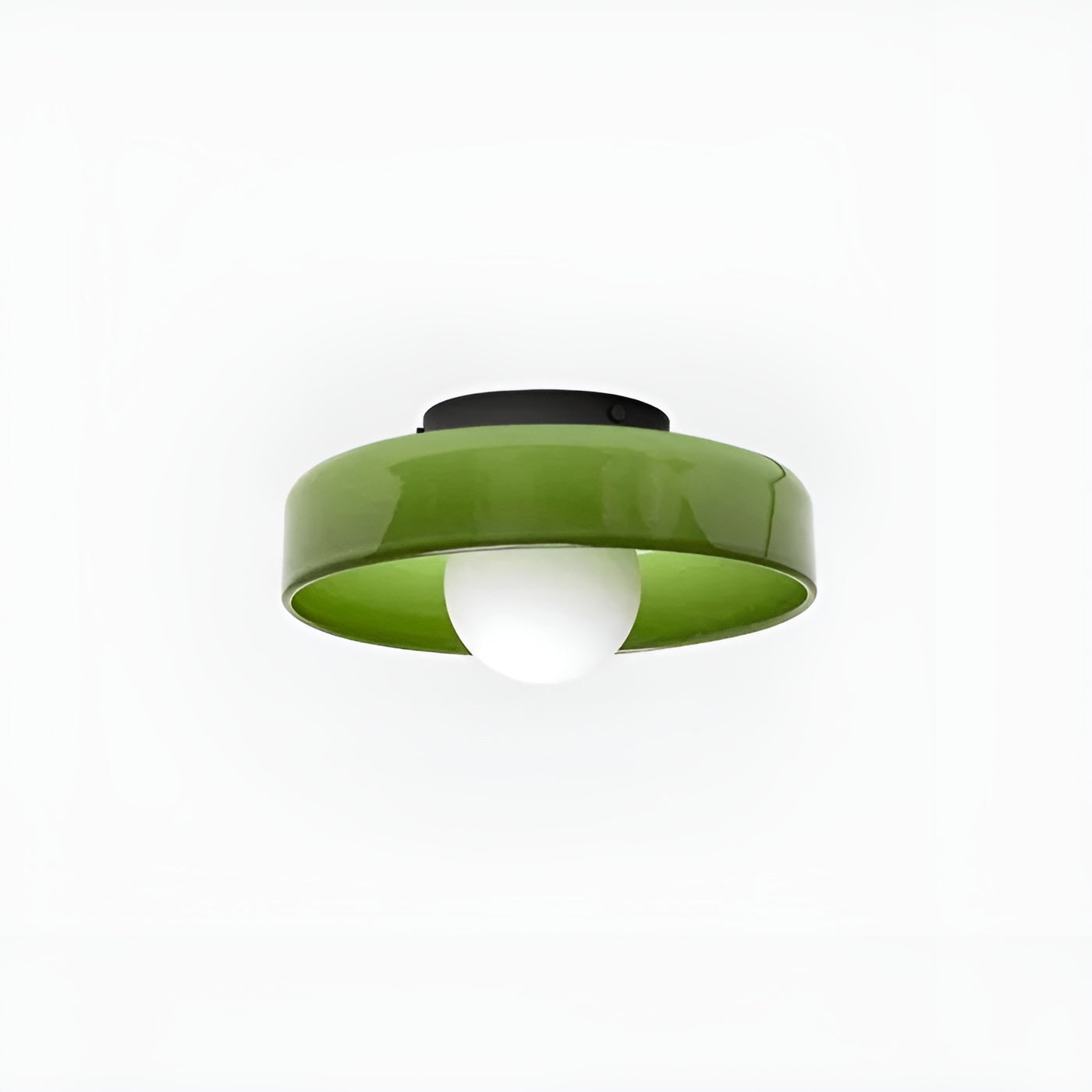 Lunivex - Rund loftlampe med matteret glas i moderne design
