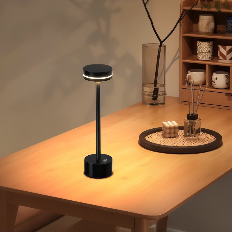 Lunivra – Trådløs vandtæt LED bordlampe med touch dæmpning
