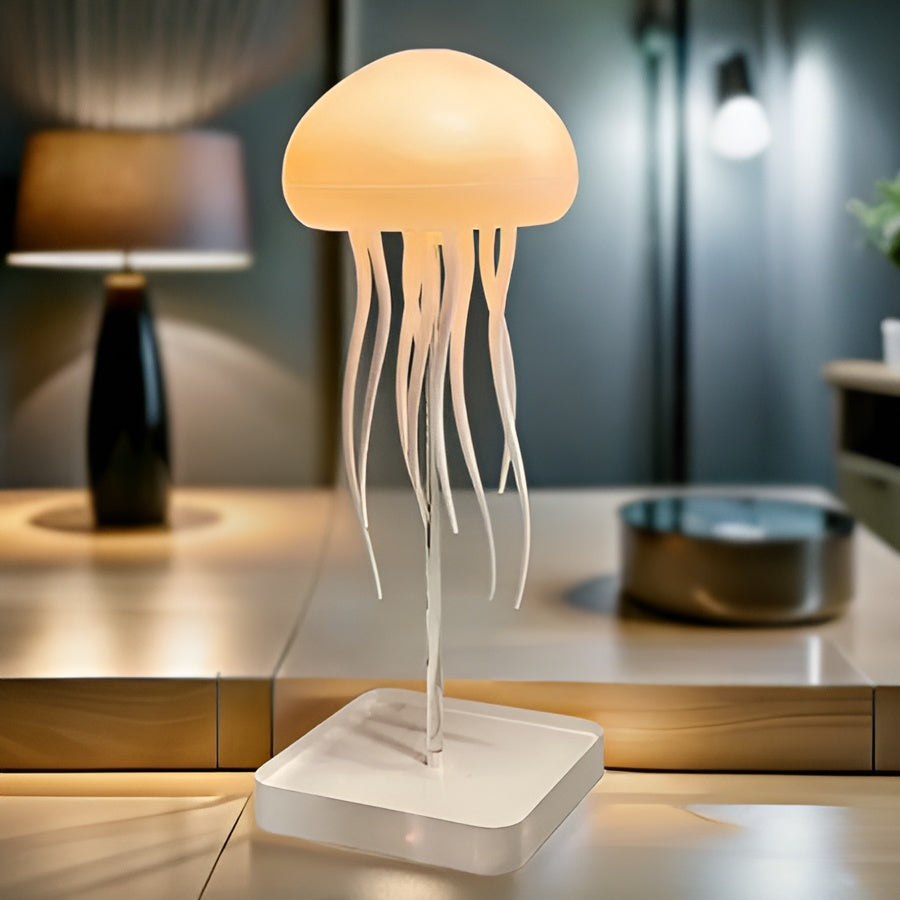 AquaLumé – LED-manet stemningslampe med farveskiftende lys og USB-opladning