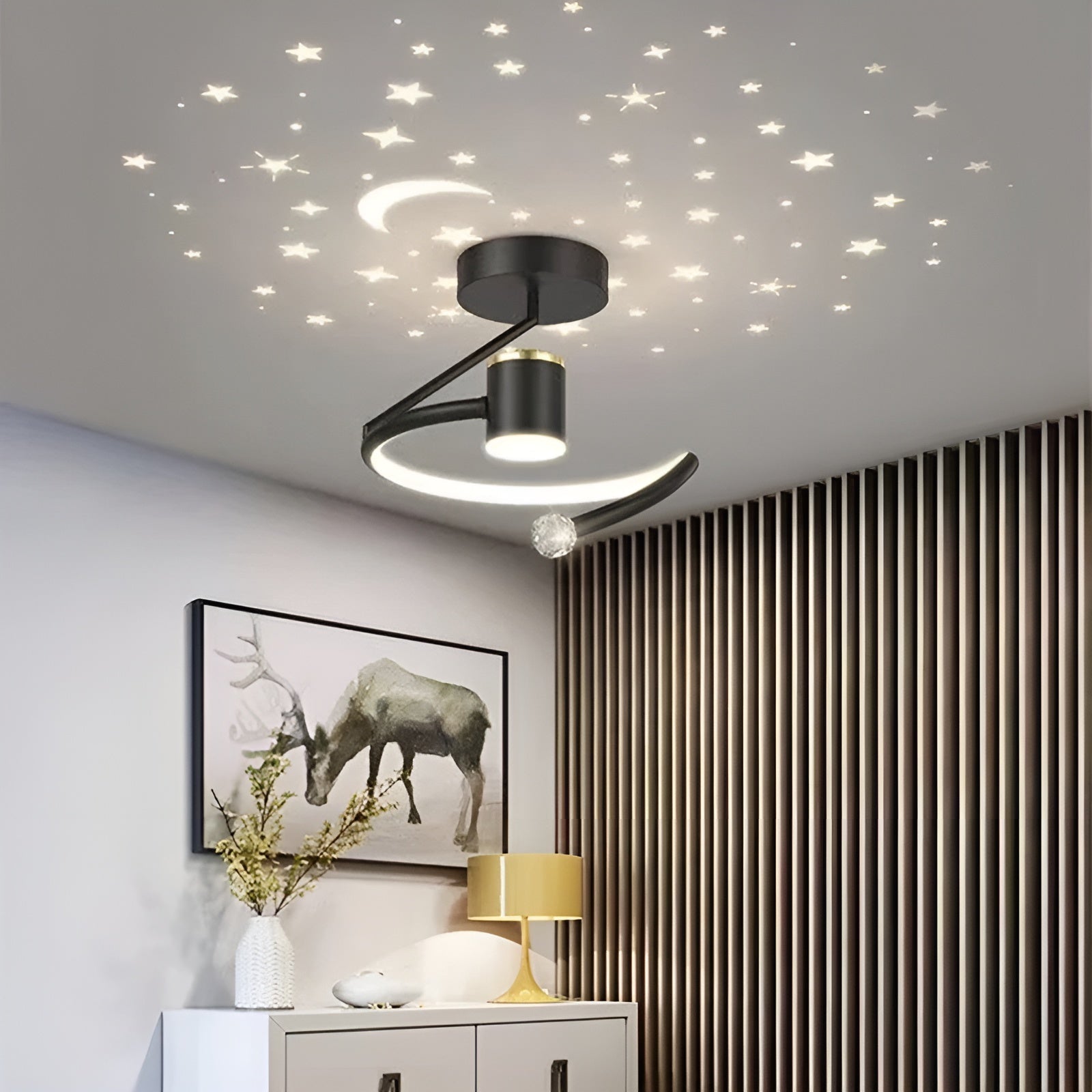 Stelliora - Loftlampe med stjernehimmel LED lys til hjemmet