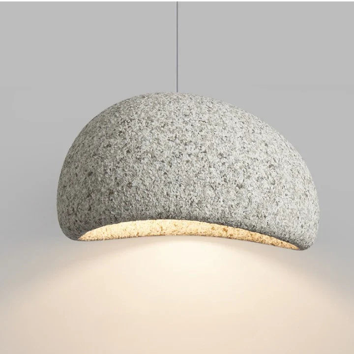 Zenvara – Nordisk wabi sabi pendellampe med blødt LED lys