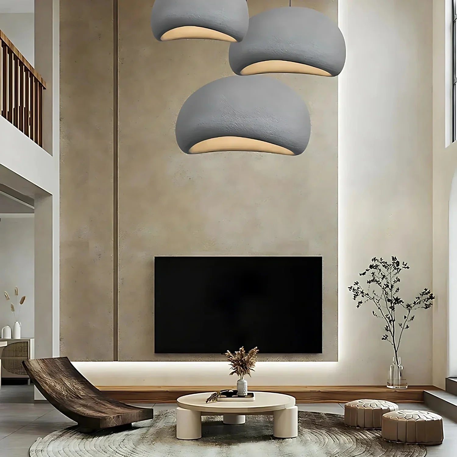 Zenvara – Nordisk wabi sabi pendellampe med blødt LED lys