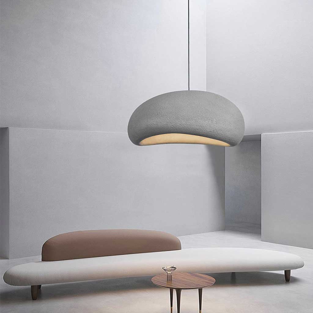 Zenvara – Nordisk wabi sabi pendellampe med blødt LED lys