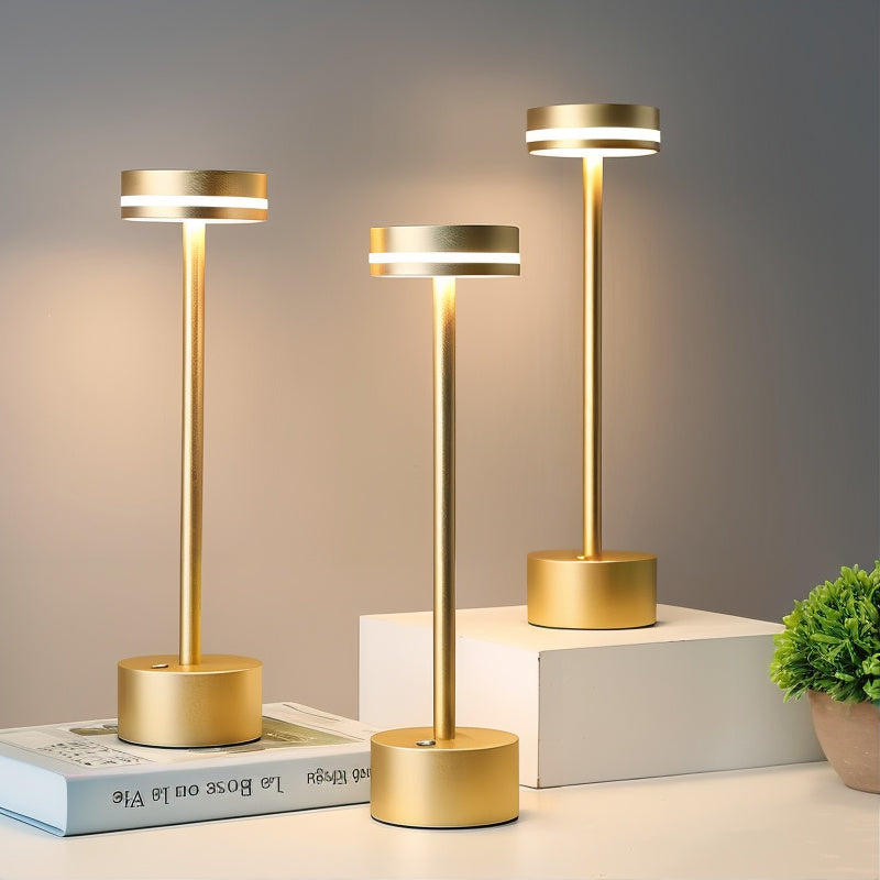Lunivra – Trådløs vandtæt LED bordlampe med touch dæmpning