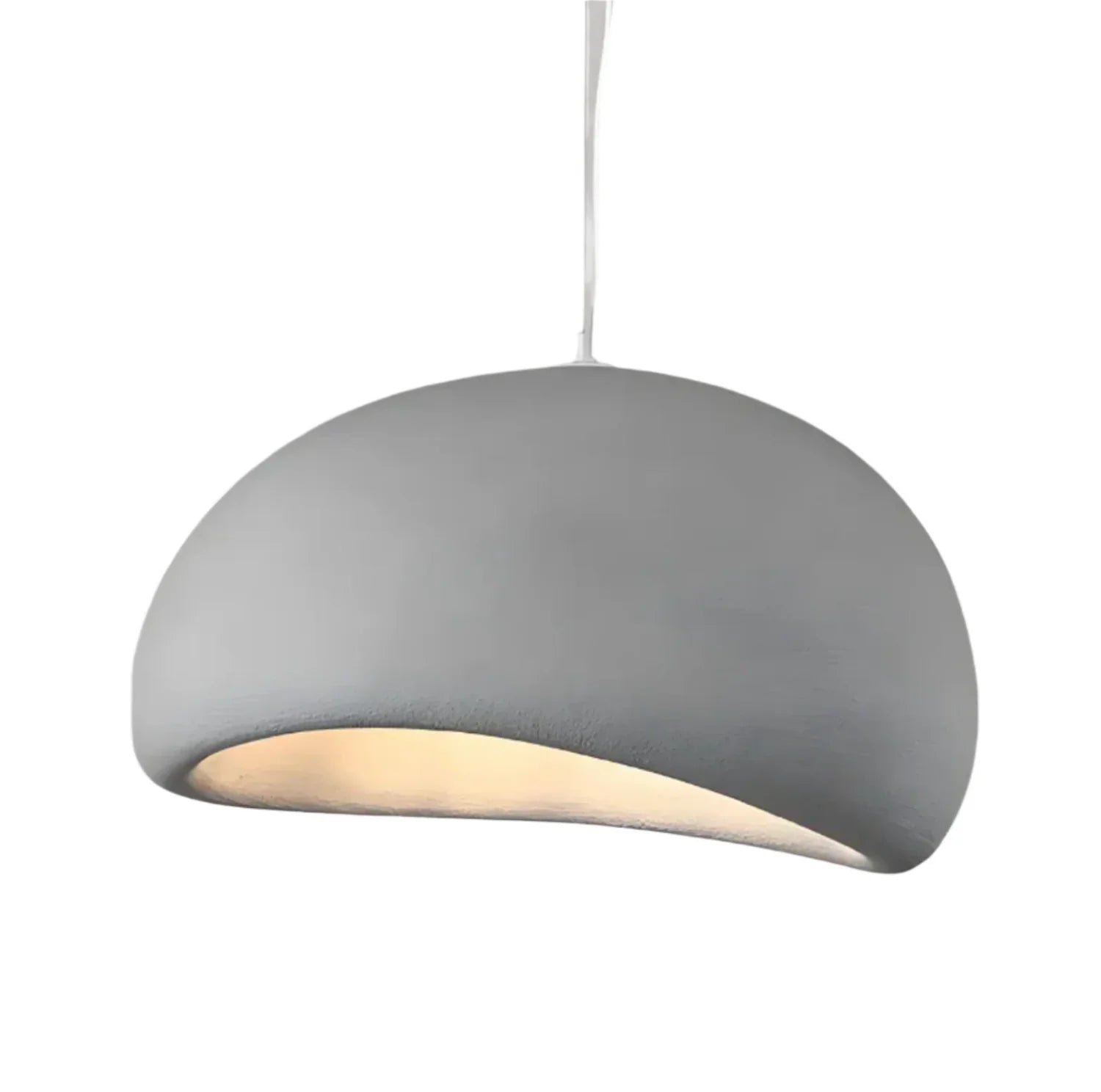 Zenvara – Nordisk wabi sabi pendellampe med blødt LED lys