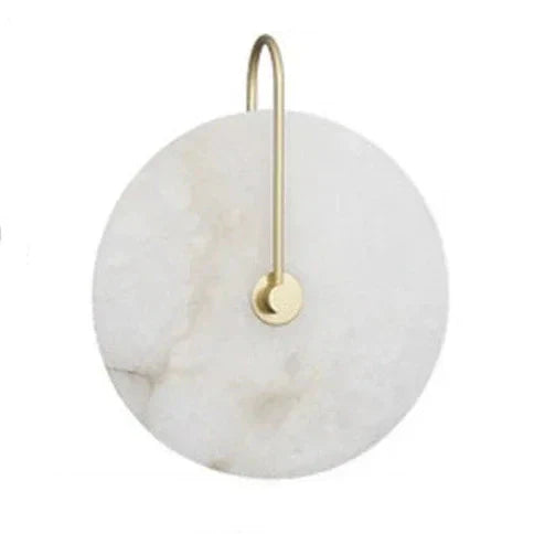 Marblux – Eksklusiv væglampe i marmor og jern med LED lys