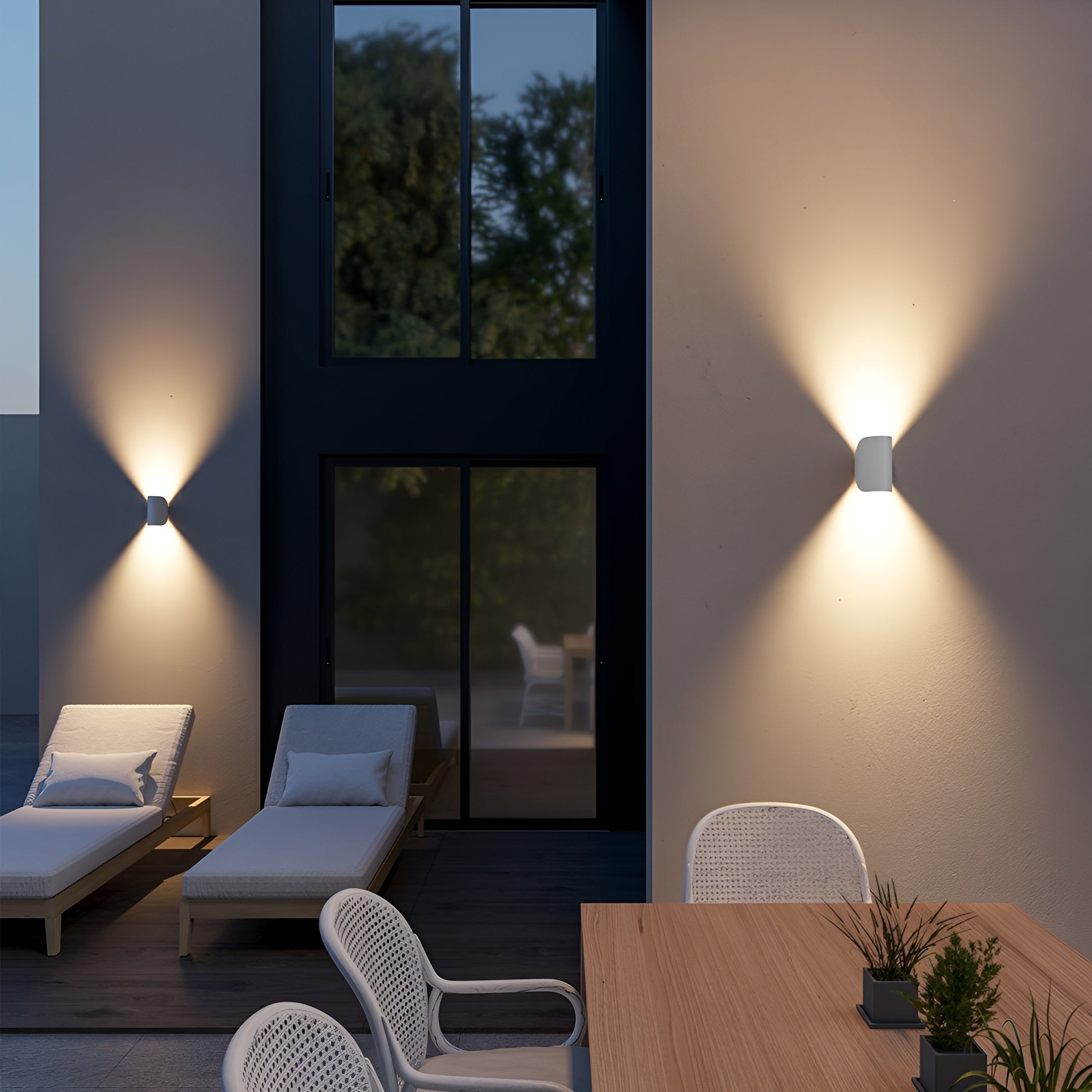 ArcLume – Skulpturel LED-væglampe i sort eller hvid aluminium