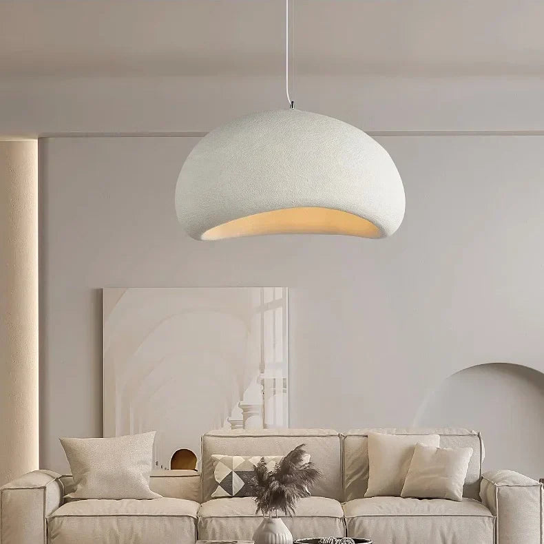 Zenvara – Nordisk wabi sabi pendellampe med blødt LED lys