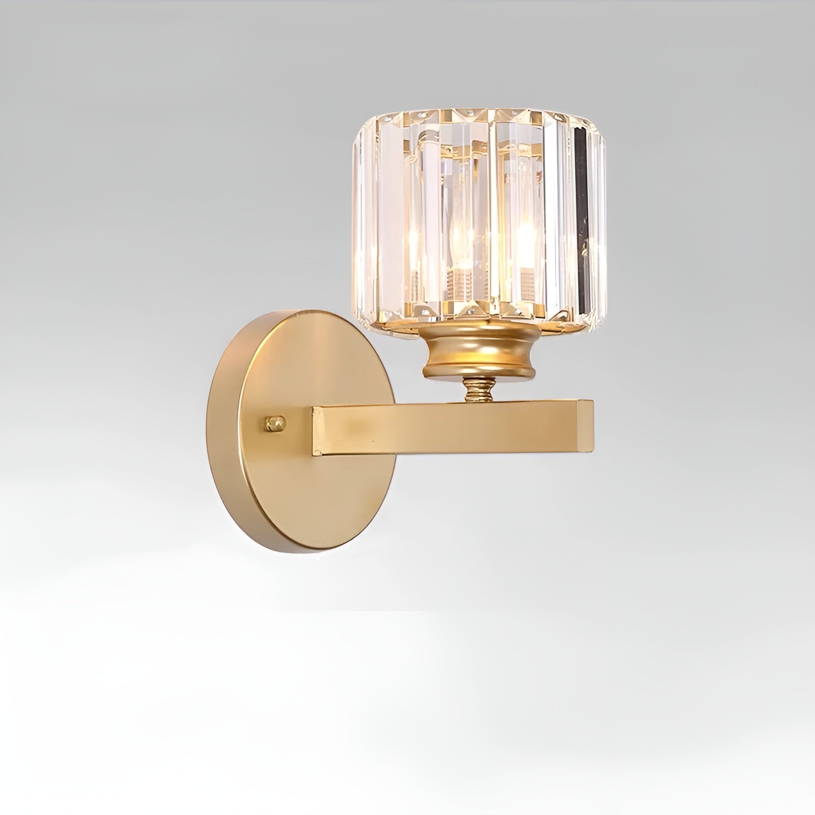 Crystelle - Luksuriøs væglampe med krystal i elegant design