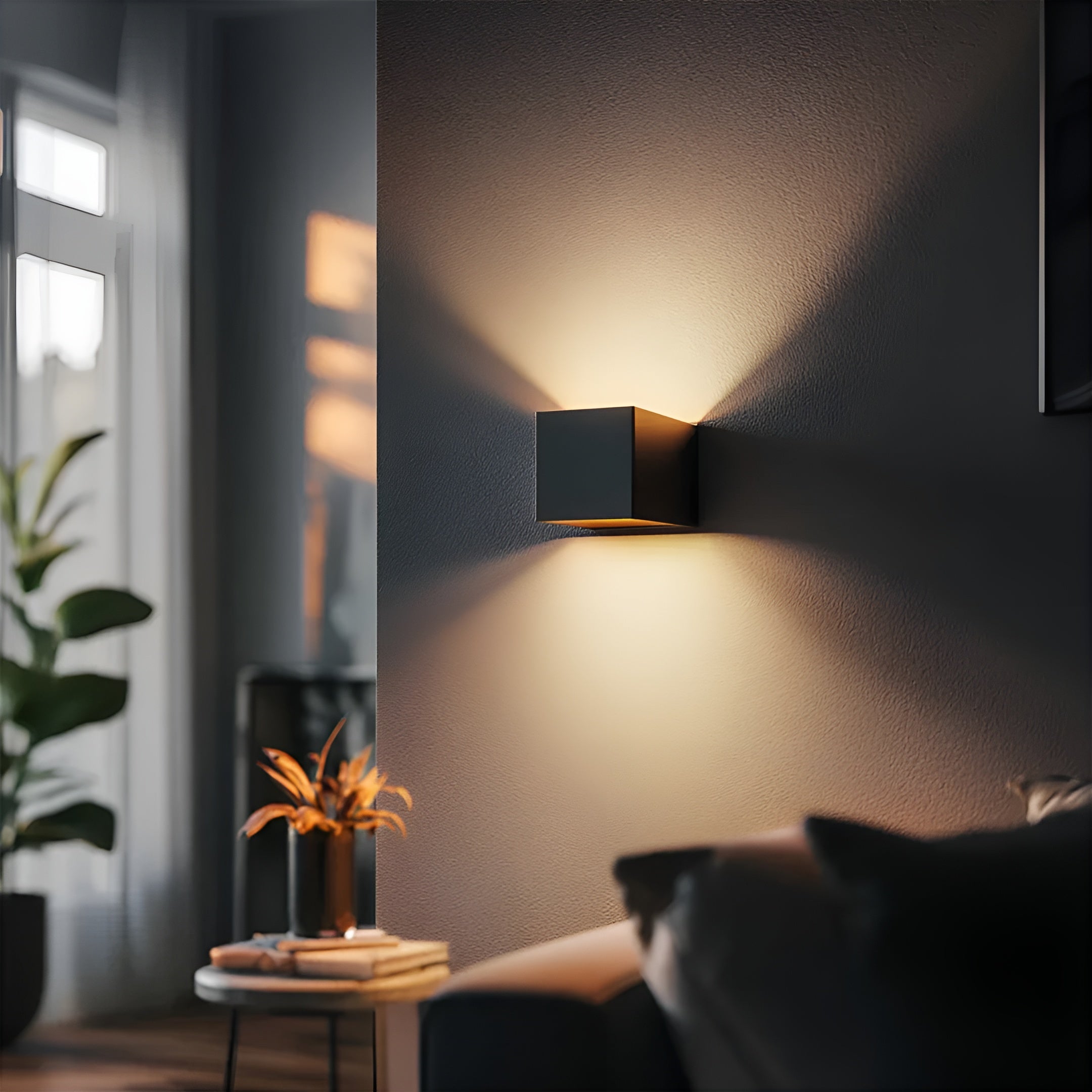 EdgeLumé – IP65 LED-væglampe med justerbar lysretning og arkitektonisk design