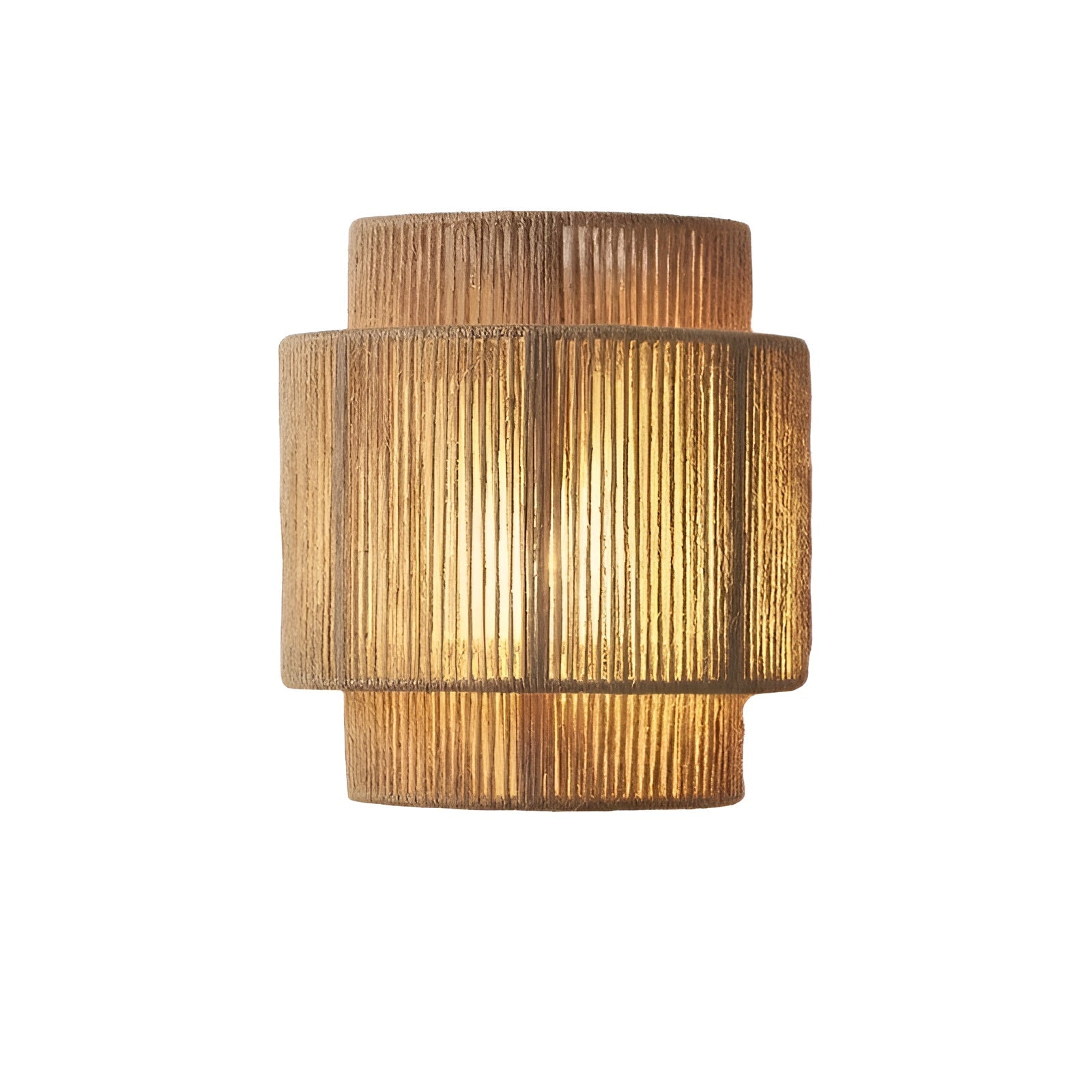 Rattiva - Håndflettet rattan væglampe i naturligt design